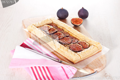 Image of Gourmet tart with figs