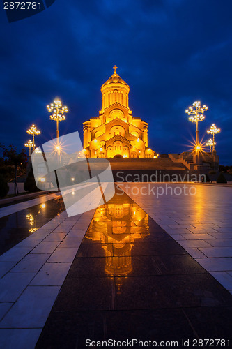 Image of Holy Trinity Cathedral in Tbilisi