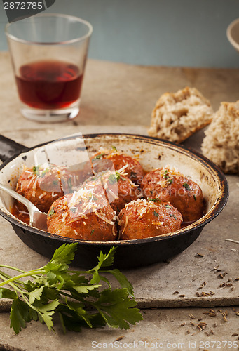 Image of Meatballs in pan