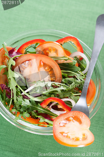 Image of Healthy green salad