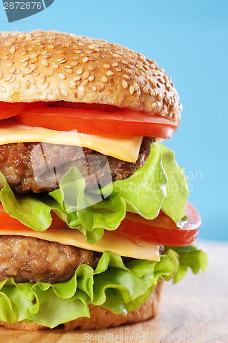 Image of Double cheeseburger