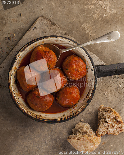 Image of Meatballs in pan