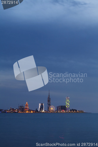 Image of Night view on Batumi, Georgia