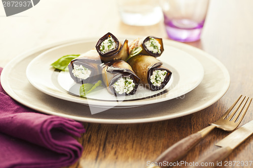 Image of Eggplant rolls