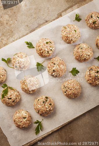 Image of Meatballs cooking