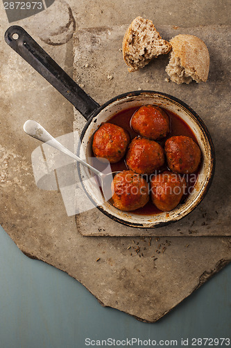 Image of Meatballs in pan