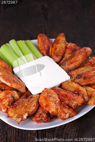 Image of Buffalo chicken wings