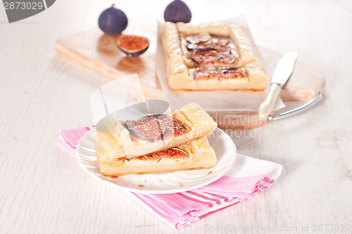 Image of Gourmet tart with figs