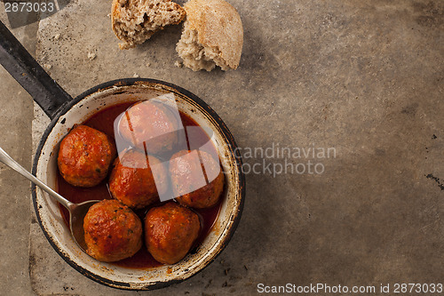 Image of Meatballs in pan