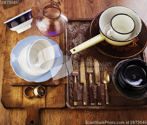 Image of Vintage tableware