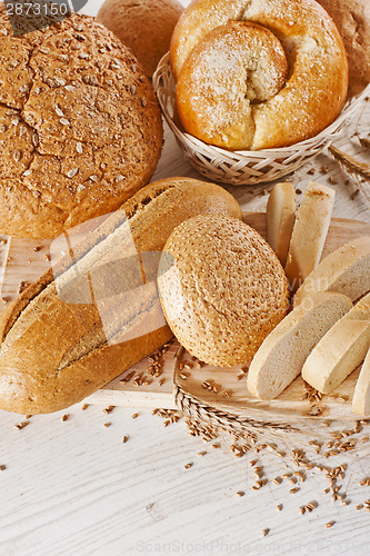 Image of Variety of baked bread