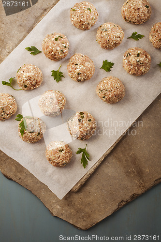 Image of Meatballs cooking