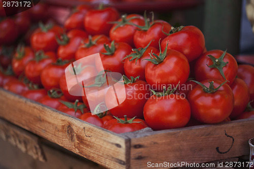 Image of Ttomatoes at market