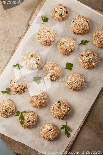 Image of Meatballs cooking