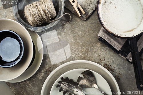 Image of Vintage tableware