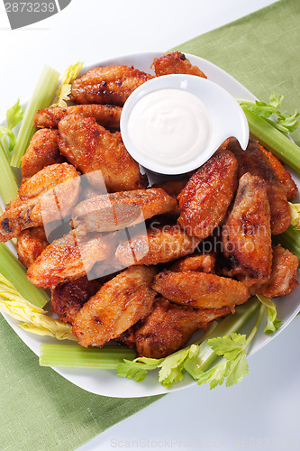 Image of Buffalo chicken wings