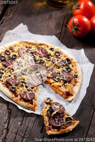 Image of Homemade pizza
