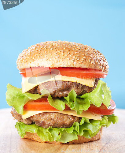 Image of Double cheeseburger