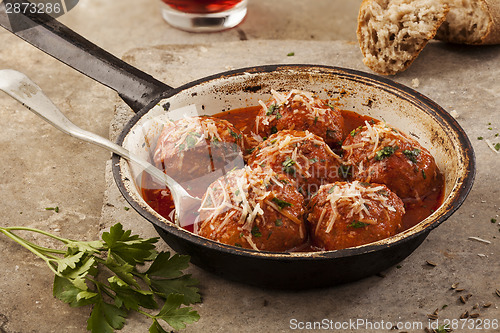 Image of Meatballs in pan