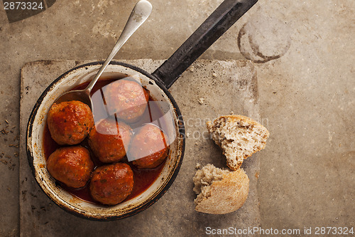 Image of Meatballs in pan