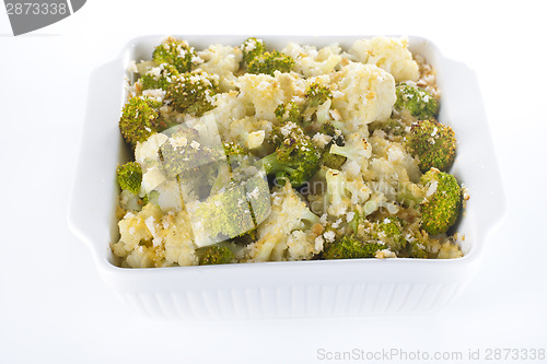 Image of Broccoli and cauliflower gratin