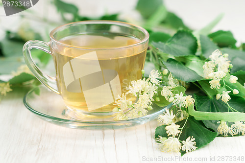 Image of Cup of linden tea 