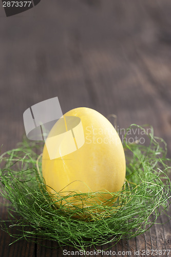 Image of Yellow easter egg