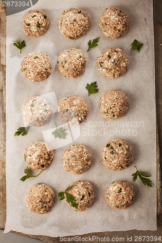 Image of Meatballs cooking