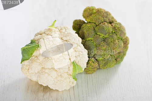 Image of Broccoli and cauliflower