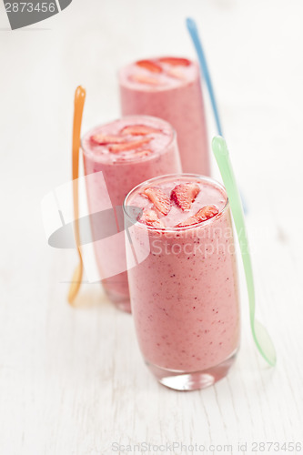 Image of Yoghurt with strawberries