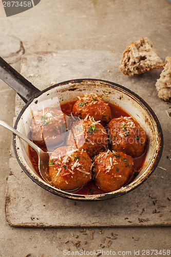 Image of Meatballs in pan
