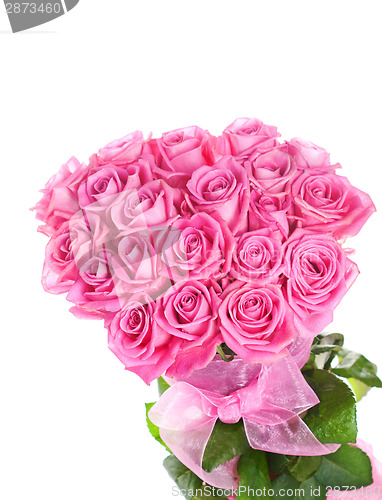 Image of Bouquet of pink roses 