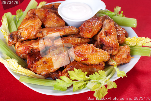 Image of Buffalo chicken wings