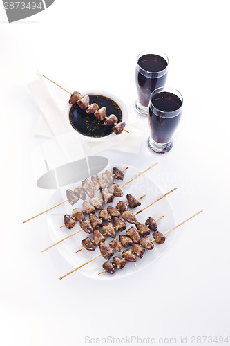 Image of Grilled chicken hearts