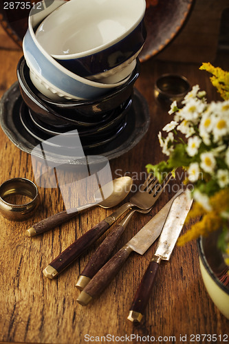Image of Vintage tableware
