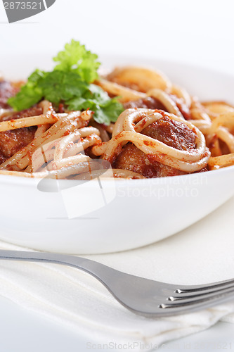 Image of Pasta with meatballs