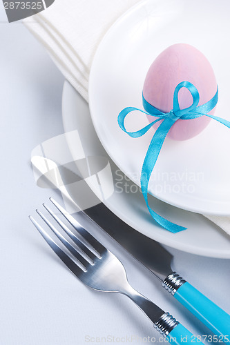 Image of Easter table setting