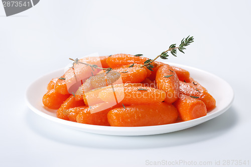 Image of Honey glazed baby carrots