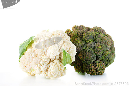 Image of Broccoli and cauliflower