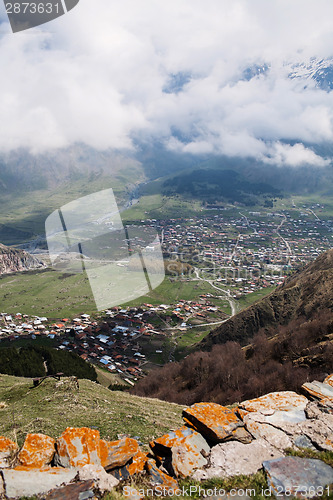 Image of Stepantsminda village, Georgia 