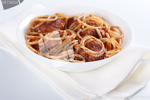 Image of Pasta with meatballs