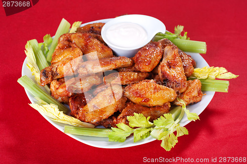 Image of Buffalo chicken wings