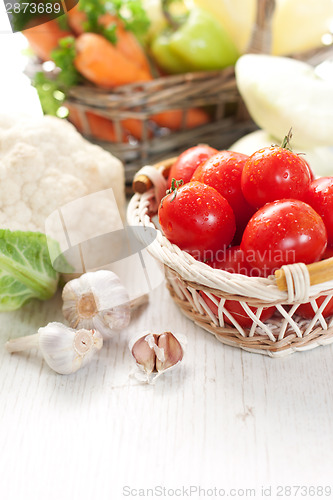 Image of Vegetables in the basket 