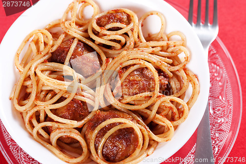 Image of Pasta with meatballs