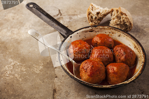 Image of Meatballs in pan