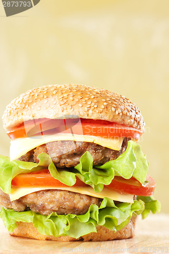 Image of Double cheeseburger