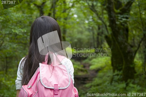 Image of Girl Hiker