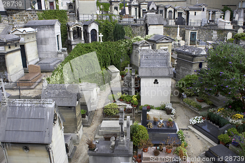 Image of City graveyard montmartre paris france