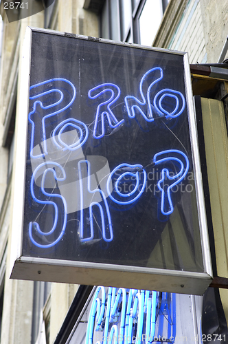 Image of Porno shop sign