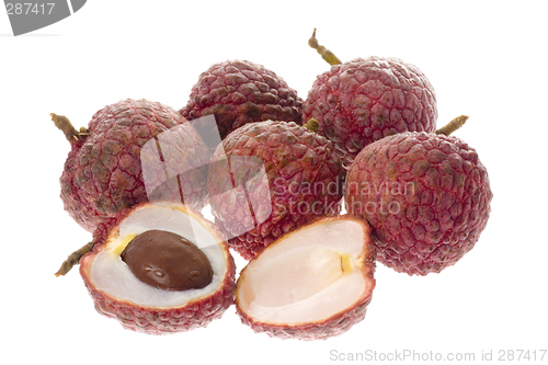 Image of Tropical fruit - Lychees

